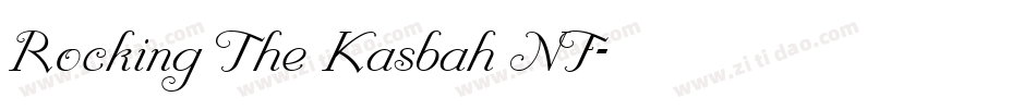 Rocking The Kasbah NF字体转换